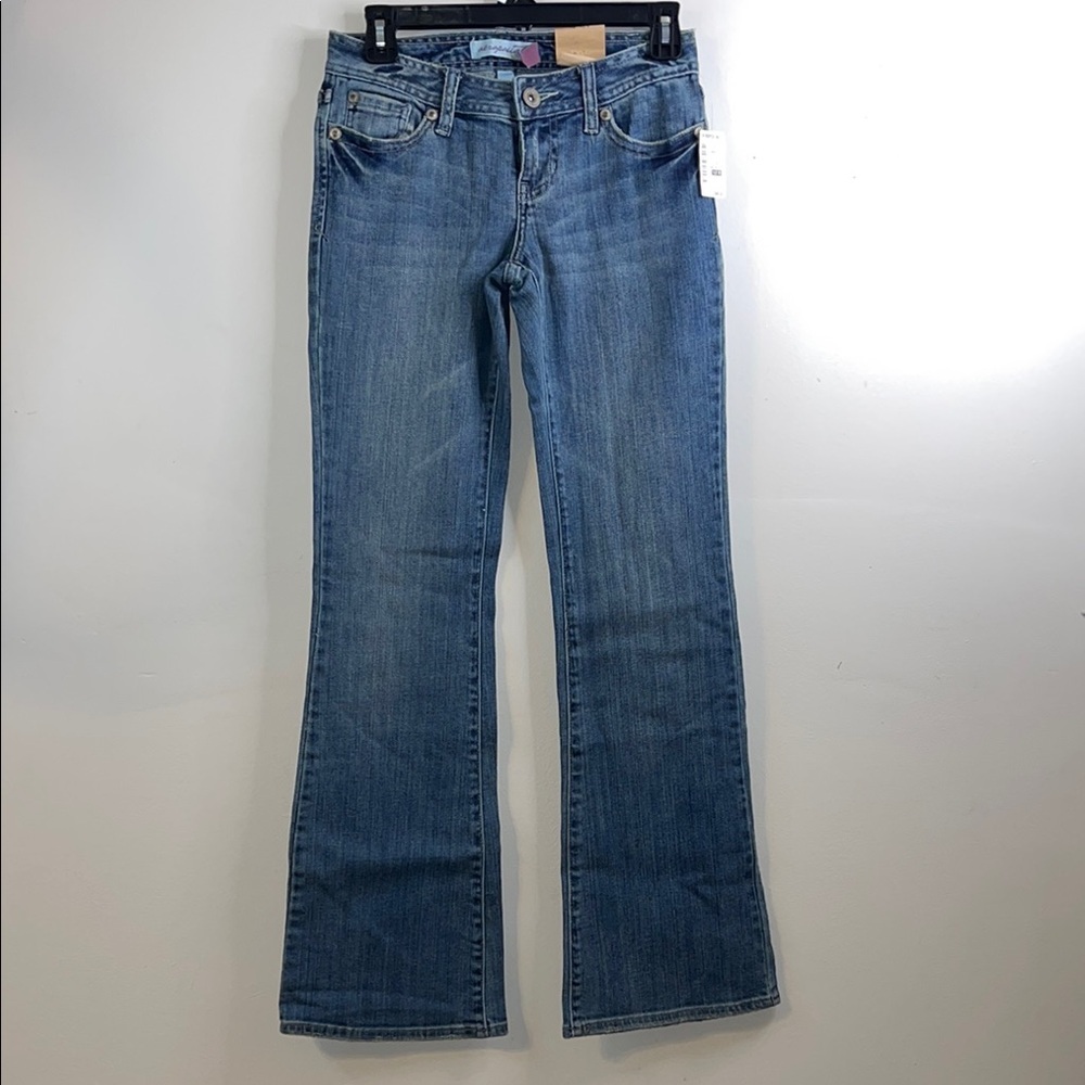Aeropostale Hailey Low Rise Skinny Flare Jeans NWT Size 1/2 R Y2K #192